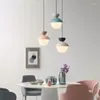 Pendelleuchten Nordischer Stil Macaron Rosa Hängeleuchte Moderne Leuchten Industrielle Nachttischlampe Für Schlafzimmer Esszimmer