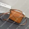 designer mini puzzle sac classique en cuir de veau géométrique sac en cuir oreiller sac à main unique épaule Messenger femmes classique marque de luxe