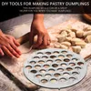 Bakformar 37 hål dumpling mögelverktyg dumplings maker ravioli aluminium mögel pelmeni kök diy gör bakverk