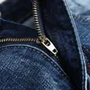 Jeans da uomo 2023 marchio originale streetwear mens foro rovinato biker qualità più stile patch dritto plus size pantaloni in denim strappati