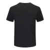 T-shirt da uomo colore bianco e nero a righe scozzesi marca sito ufficiale lo stesso 100% cotone traspirante resistente alle pieghe uomo e donna