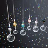 Décorations de jardin H D 6pcs Crystal Suncatchers Suspendus Ornement Rainbow Maker Cristaux Boule Prismes Pendentif pour Home Window Decor 230506