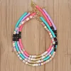 Halsband YASTYT Polymer Heishi Perlen Halskette Schmuck Shell Disc Halsketten Für Frauen Mode Multicolor Perlenschmuck