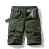 Mäns shorts Summer Camouflage Tactical Cargo Shorts Män kaki jogger Militära last Shorts Män bomull Casual Loose Men Shorts 230506