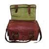 ダッフルバッグレザーファッショナブルで本物の旅行荷物ジムウィークエンドメンズハンドメイドバッグ