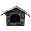 Camas de gato Casas de gatos de gatos para a tenda de caverna de pet -te da caverna de inverno à beira ao ar livre CW160