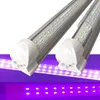 UV LED Black Light 10W UV T8 LED Tube Black Lights Blacklight Affiche UV Art Chambre Ultraviolet Lumière pour Halloween et Blacklight Parties usalight