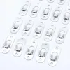 Bath Accessory Set Metal Picture Frame Hangers Two Hole 10pcs/set 43mm X 16mm Hanging Bracket Plate Home Supply Practical