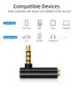 Computer Cables Jack 3.5 Mm Male To Female Audio Adapter 90 Degree 3.5mm Plug Connector For Aux Speaker Cable Headphone