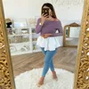 Damestruien Direct Deal Women One Shoulder Hoodie Sweatshirt Sweeve Sweater trui trui pullover Outs ons