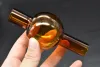 nieuwste gekleurde glazen bubbel koolhydraten voor TERP Pearl Ronde Quartz Thermal P Banger Flat Top Nails Dabber Bong Dab Rig 50mm 2 stks