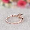 Solitaire Ring 100% Natural Diamond 14K Rose Gold Rings for Women Wedding Bands Luxury Fine Fashion Jewelry Couple Wedding Joyeria Fina Gift 230508