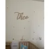 Decoratieve objecten Figurines Gepersonaliseerd aangepaste productie groot formaat gepersonaliseerde houten naam bord houten letters muur kunst decor voor kinderkamer of kinderkamer 230508