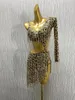 Scene Wear Style Competition Latin Dance Dress Costume Leopard Dancewear Ladies Dresses Sexy For Women