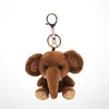 Porte-clés Sac Pendentif Suspendu Mini Animal En Peluche Sac À Dos Porte-clés Jouet Parure Éléphant En Peluche Sacs À Dos