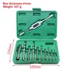 Schroevendraaier Bolt Extractor11pc Screw Extractor 310mm Broken Nut Bolt Remover Drill Set High Hardness Machine Repair With Holder Repair Tool