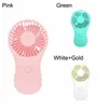 Handhållen Mini Electric Fans Portable Batteryl Small Fan Travel Pocket Cooling Fan Student Dormitory Fan Home Office Gift Mini Ventiladores Electricos de Mano