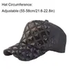 Snapbacks Nowe damskie kucyk baseballowy czapka baseballowa czapka baseballowa cekiny błyszczącego baseballu Słońce Hat Outdoor Active Spring and Summer Sun Hat G230508