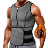 Heren -tanktops Uitstekende bevestigingsband Compressie Shirt Riem Sweat Absorptie Men Sport Top Mouwloze kleding