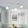 天井照明ノルディックモダンな半円形のガラスランプダイニングルーム寝室バスルームクロークトライアングル装飾照明器具