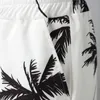 メンズジャージ夏ハワイトレンドプリントセット男性ショーツシャツ服セットカジュアルヤシの木花ビーチ半袖スーツ 230508