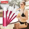 Epilator 5 in 1 lichaamshaarverwijdering Epilator oksel haarbikini haar poot haar schaamhaar elektrisch scheermesklipper scheerschoener trimmer vrouwen 230508