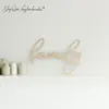 Decoratieve objecten Figurines Gepersonaliseerd aangepaste productie groot formaat gepersonaliseerde houten naam bord houten letters muur kunst decor voor kinderkamer of kinderkamer 230508