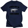 Мужские футболки T 2023 Rhinos Printing Fashion Cotton футболки Ace Ventura Quote Men Topest Band Band Tshirts Summer Tee рубашка