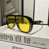 2023 occhiali da sole stilisti di stilista ingrandito stile maschera classico occhiali a frame full occhiali da sole da sole da sole da spiaggia per esterni uomini e donne a 5 colori opzionali