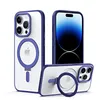 Mobiel telefoonhoes voor iPhone14 Telefoonhoes 13PROMAX Transparant Fulcrum Invisible Stand Apple 12 Case Magnetic Suction 11