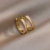 10mm círculo cz zircon hoop brincos para mulheres boêmio cor de ouro prata pequenos brincos redondos moda menina jóias