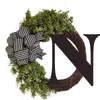 Decorative Flowers 68UE 26 English Letters Front Door Wreath Garlands Art Ornaments Crafts