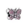 Breloques en argent sterling 925 pour perles de bijoux pandora New Rose Gold Series Beaded Bow Beads