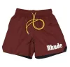 2024 shorts de designer rhude shorts moda verão calças de praia homens de alta qualidade desgaste de rua vermelho azul preto roxo calças masculinas tamanho curto: S-XL