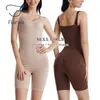 女性のシェイパーFlarixa Slimming Belt Tummy Shaperシームレス女性ウエストトレーナーバインダーボディースーツシェイパーボディシェイピアバットリフタープラスサイズ230508