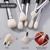 Makeup Tools BEILI Black 10-19 Pcs Makeup Brush Natural Synthetic Hair Lidschatten Mixed Eyeliner Makeup Brush Set 230506