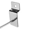 Kökskranar 75 x Slatwall Single Hook Pin Shop Display Fiting Prong Hanger 100mm