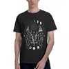 Mäns T -skjortor Crystal Moon. Klassisk t-shirt grafisk koreansk modeanime herrkläder