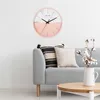 Wall Clocks Silent Clock Useful Convenient Fine Workmanship Wall-mounted Living Room Supplies Quartz Hanging