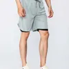 Männer Yoga Sport Short Quick Dry Shorts Double Layer Handy Casual Running Gym Jogger Pant53zww2xo