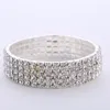 Catena Stili multipli Moda Crystal Stretch Shine Bracciali per le donne Coppia Fidanzata Braccialetti Matrimonio Regali nuziali 230508