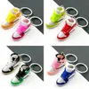 Merk 3D Sneaker Key Chain Creative Shoe Model Keychain Student Sportstijl Pendant