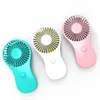 Handhållen Mini Electric Fans Portable Batteryl Small Fan Travel Pocket Cooling Fan Student Dormitory Fan Home Office Gift Mini Ventiladores Electricos de Mano