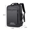 Backpackpakketten Discover Bag 40l grote capaciteit uitbreidbare laptop rugzak USB Charging School Bag Waterd Zwitsers-multifunctionele reistas P230508