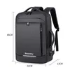 Rucksäcke DISCOVERBAG 40L Erweiterbarer Laptop-Rucksack mit großem Fassungsvermögen Schultasche mit USB-Ladefunktion Wasserdichte multifunktionale Schweizer Reisetasche P230508