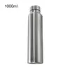 NOWOŚĆ 650 ml/1000 ml ze stali nierdzewnej Sport Sport Butelka do wody w Rugged Water Cup Metal Flask Prace Camping Sports Gym