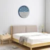 Wall Clocks Silent Clock Useful Convenient Fine Workmanship Wall-mounted Living Room Supplies Quartz Hanging