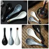 Dinnerware Sets 3 Pcs Asian Soup Spoon Ramen Cute Ceramic Japanese Ceramics Large Spoons