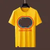 Tasarımcı Erkek Tişörtler Moda Lüks Top Tshirt Erkekler Giyim Şortlu Kovan Çok Çok Nefes Alma Kırışıklık Karşıtı Anti-Dilleme Karşıtı Baskı Mektup Giysileri M-4XL#5-7-2