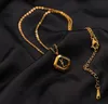 Orecchini Set di gioielli Set Orecchini collane per donne Designer di marca di moda Lettera in acciaio inossidabile Collana Orenazione Collana da donna in oro 18K